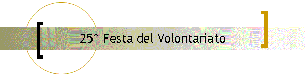 25^ Festa del Volontariato