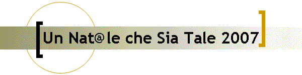Un Nat@le che Sia Tale 2007