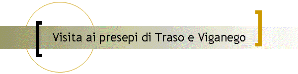 Visita ai presepi di Traso e Viganego