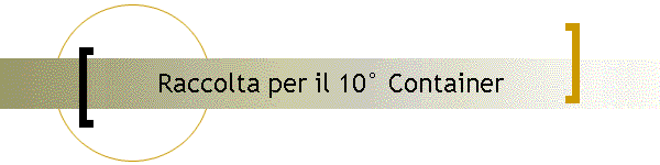 Raccolta per il 10 Container